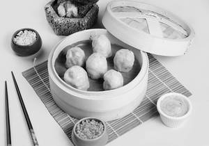 Steamed Momos Veg (6pcs)