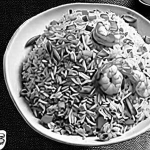 Prawns fried rice