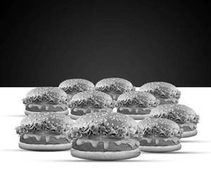 Veg Makhani Burger Ipl Party Combo
