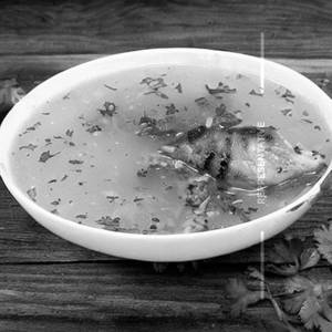 Lemon coriander soup chicken