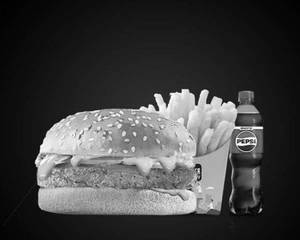 Veg Rockstar Burger Combo