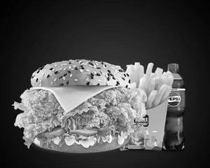 Cheese Chicken Crunchos Burger Combo