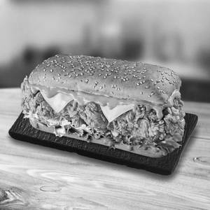 Crispy Fried Chicken Long Burger