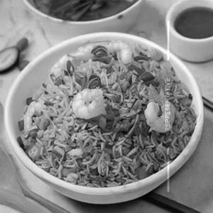 Szechwan prawns fried rice