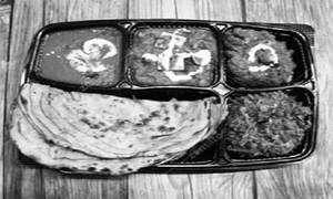Lachha Parantha Thali