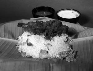 Kaada Pothi Biriyani (quail)