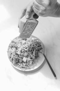 Paneer noodles.