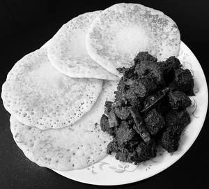 Beef Roast With Kallappam
