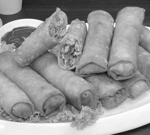 Schezwan spring roll