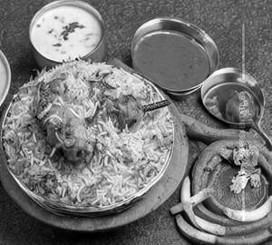 Chicken kabab biriyani