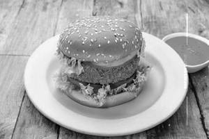Veg tikka burger