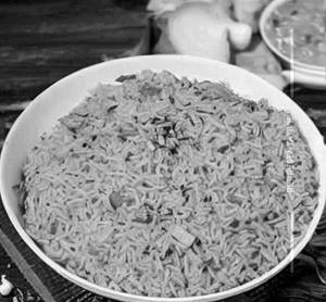 Onion tomato rice