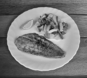 Grilled Fish And Veggies