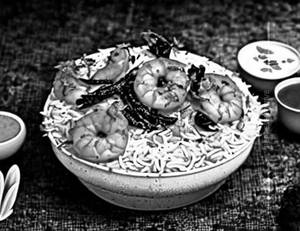 Prawns biryani