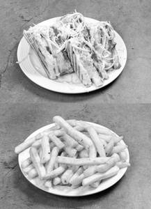 Veg Grill Sandwich + French Fries