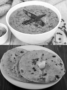 Dal Fry + Roti/paratha
