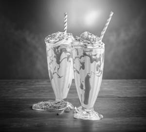 Butterscotch milkshake