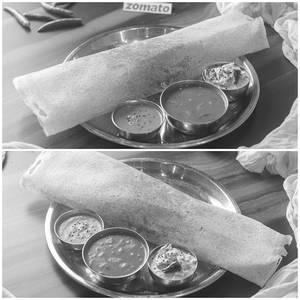 Sada Dosa + Masala Dosa