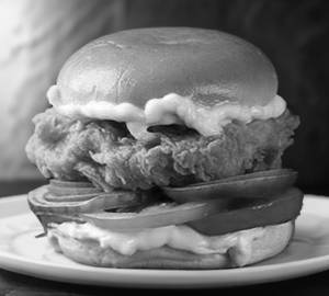 Fried Can Chicken Burger