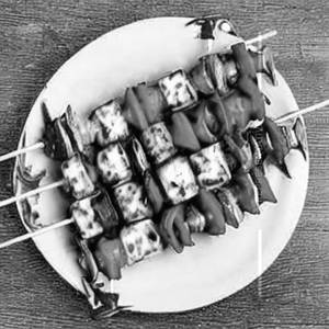 Paneer Pudhina Tikka