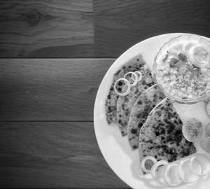 2 Aloo Paratha With Dahi