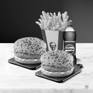2 x Chatpata Chana Veg Burger Meal