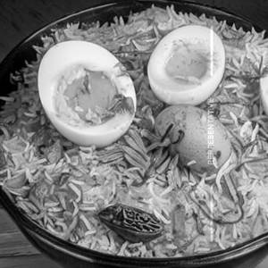 Egg biryani