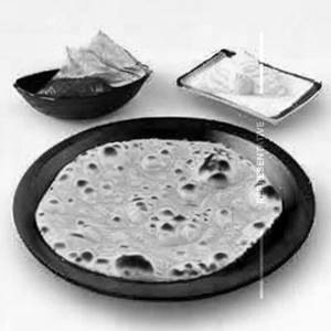 Missi roti butter