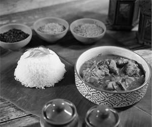 Rassam Chicken With Rice [Half]
