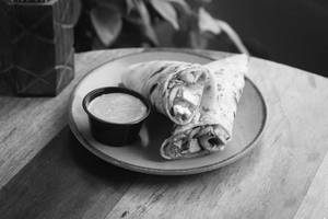 Hariyali Soya Chaap Roll