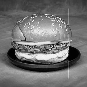 Plain Omlette Burger(2eggs