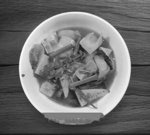 Pork with bamboo shoot