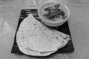 4 Phulka With Tadka Dhal (250ml)