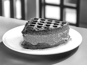Red Velvet Cheesecake Waffles