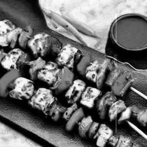 Mushroom Achari Tikka