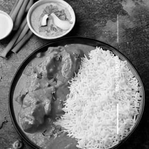 Butter Chicken & Choice of bread/Rice(serves 1)                                