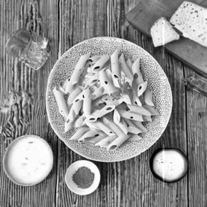 White Sauce Jain Penne Pasta