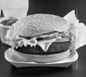 Tandoori chicken cheese burger
