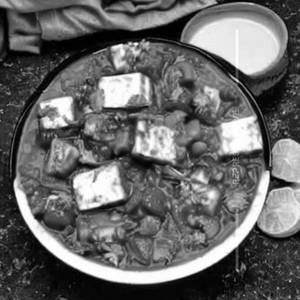 Paneer & mushroom chilli