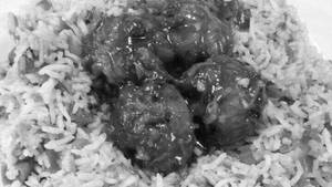 Veg Manchurian with Fried Rice