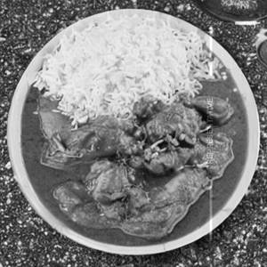 Chicken Chopper Rice(Gravy)