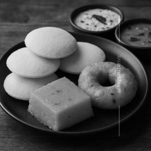 Idly 4, Vada 1 , Kesari