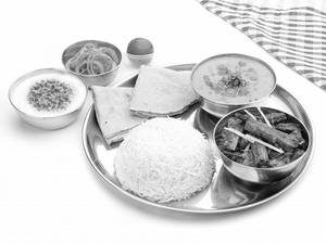 Bhindi Masala Thali