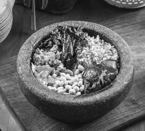 Edamame And Shiitake And Sticky Rice Bowl