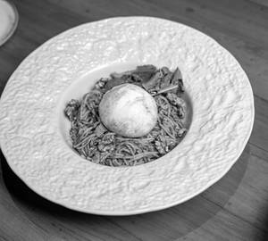 Burrata Pesto Spaghetti