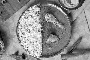 Home Style Chicken Curry With Steamed Rice (serves 1)