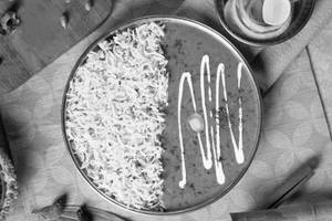 Dal Makhani With Steamed Rice (serves 1)