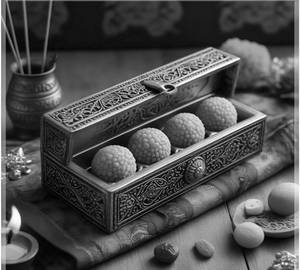 4 laddo box motiboondi (desi ghee)