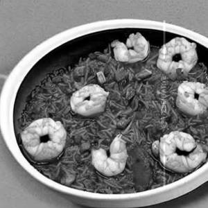 Prawns Manchurian Rice