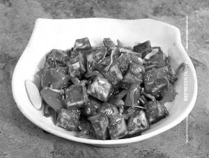 Chilli paneer [dry]